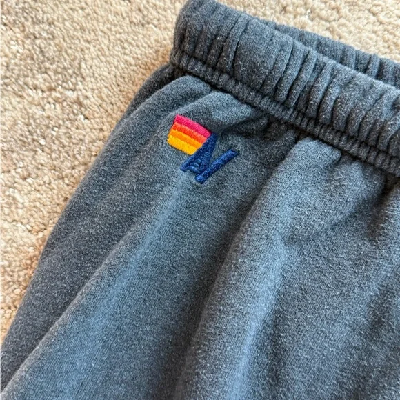 Aviator nation sweatpants with white lightning bolt - Picture 3 of 4